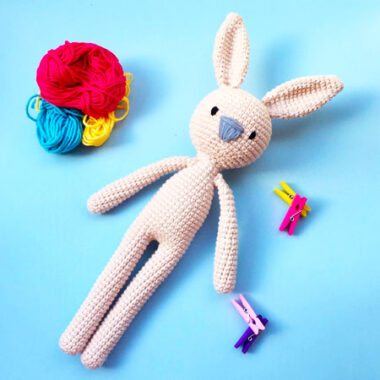 Conejito Amigurumi de Cuerpo Largo Paso a Paso (1)