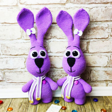 Conejo Extraterrestre de Amigurumi PDF Patrón Gratis