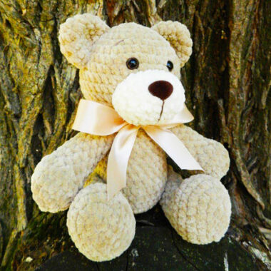 Marrón Oso de Peluche Amigurumi PDF Patrón en Español (2)