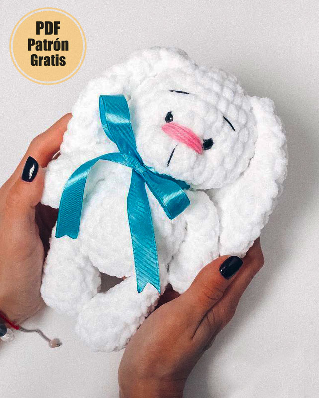 Patrón Gratis de Amigurumi Conejo de Peluche Julia Patrón Gratis de Amigurumi Conejo de Peluche Julia