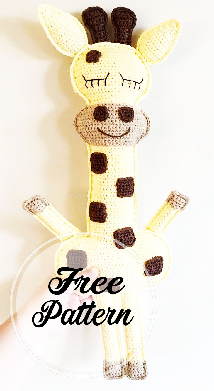 Ragdoll Jirafa Amigurumi patrón de ganchillo gratis