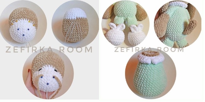 Patrón Gratis De Perrito Con Pijama Y Gorro De Dormir
