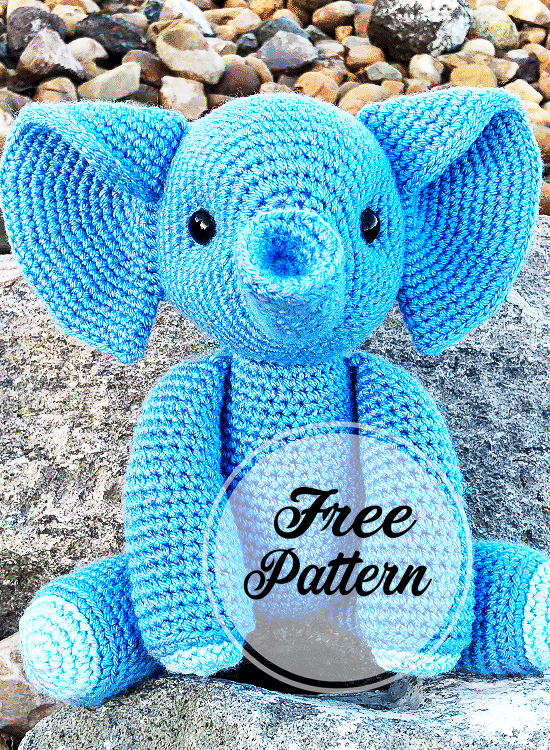 Esther elefante amigurumi patrón gratis