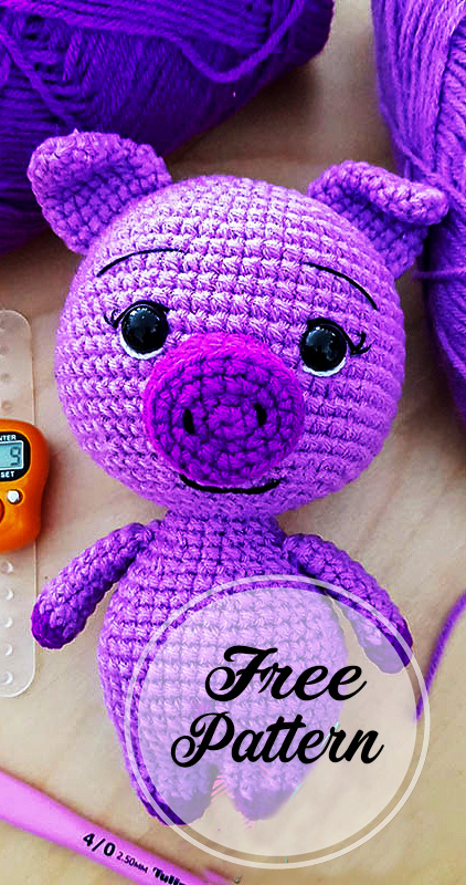 Cerdito Lindo Amigurumi patrón gratis