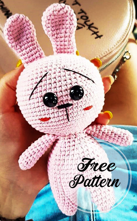 Crochet lindo Conejo Amigurumi patrón gratis Crochet lindo Conejo Amigurumi patrón gratis