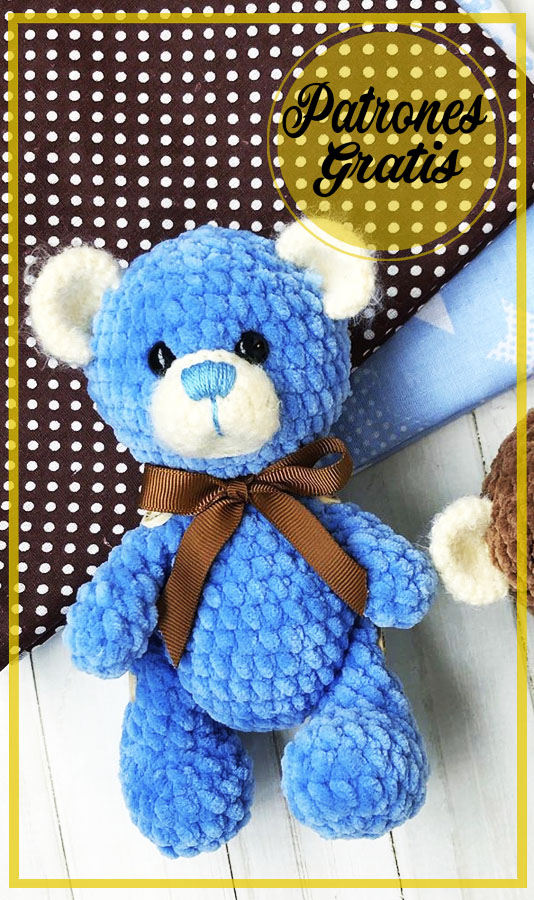 Oso de Felpa Amigurumi Patrón Gratis