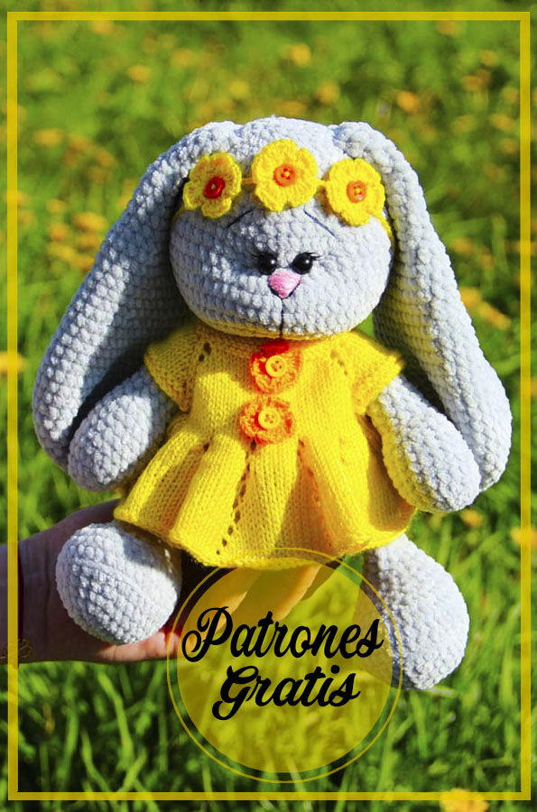 Felpa Conejo Amigurumi Patrón Gratis