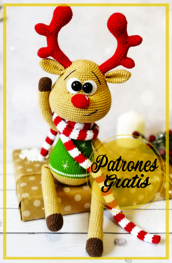 Renos Amigurumi patrón gratis PDF en Español