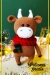 Willy el toro amigurumi patrón PDF gratis Paso a Paso