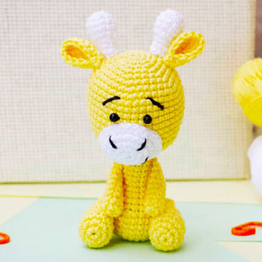 Amigurumi Llavero Jirafa PDF Patrón Gratis en Español