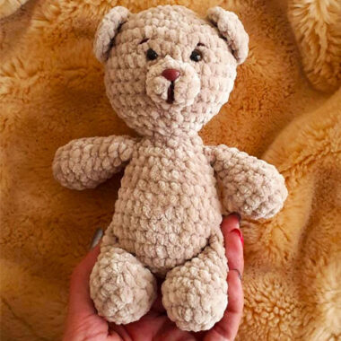 Peluche Daisy el Oso PDF Patrón Gratis en Español