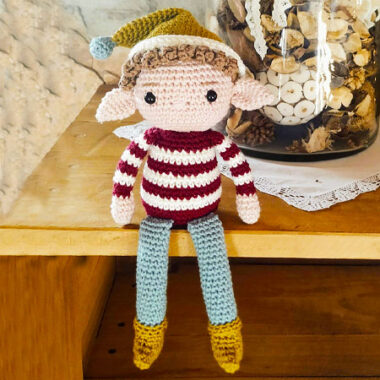 Elfo Navidad Muñeca PDF Amigurumi Patrón Gratis