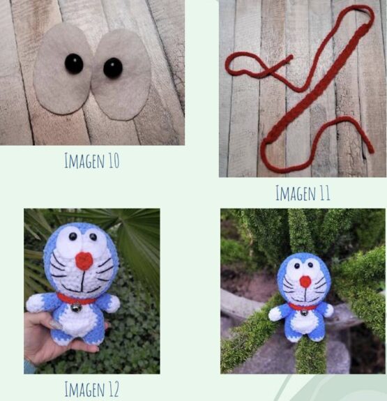 Amigurumi Doraemon Patrón PDF Gratis en Español