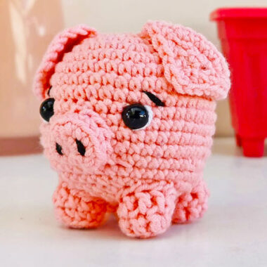 Chanchito Llavero Amigurumi Patrón PDF Gratis en Español