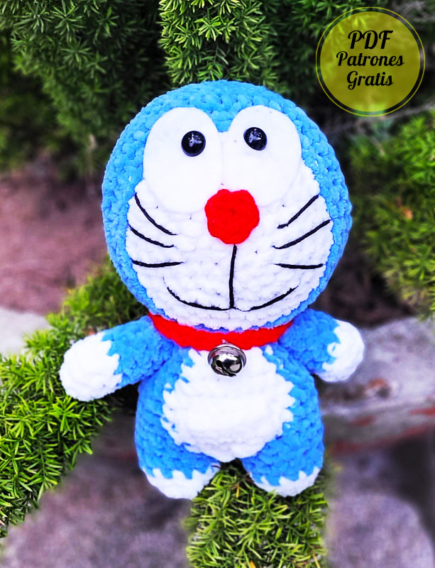 Amigurumi Doraemon Patrón PDF Gratis en Español