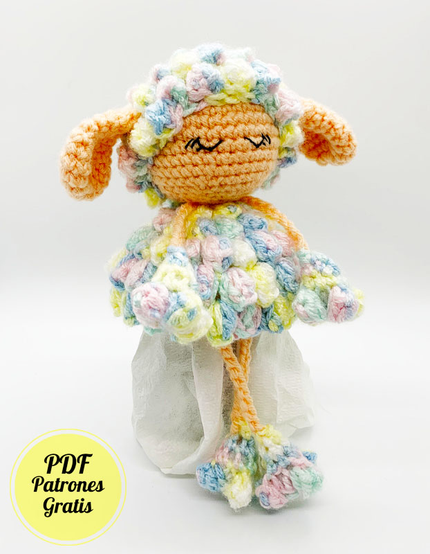 Muñeca de Oveja Amigurumi Patrón PDF Gratis Muñeca de Oveja Amigurumi Patrón PDF Gratis