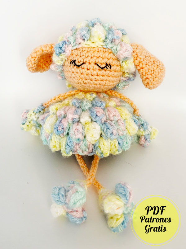 Muñeca de Oveja Amigurumi Patrón PDF Gratis Muñeca de Oveja Amigurumi Patrón PDF Gratis