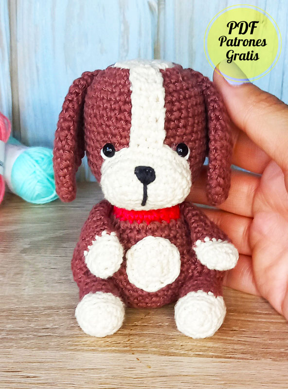 Amigurumi Fiesta de Perro Patrón PDF Gratis Paso a Paso