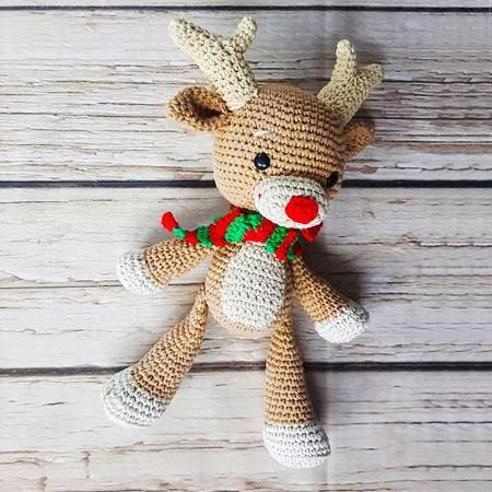 Amigurumi Precioso Reno Patrón PDF Gratis en Español