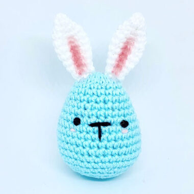 Amigurumi Güevo llavero Conejo PDF Patrón gratis