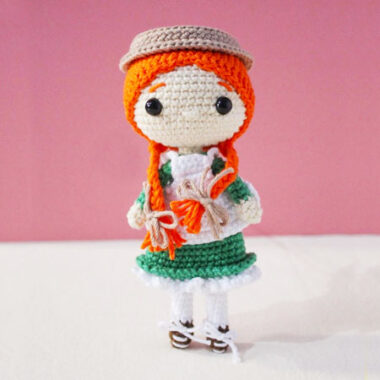 Amigurumi Muñeca Anne Shirley con Vestido Patrón Gratis