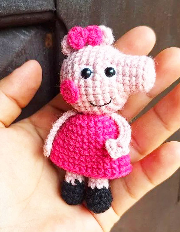 Amigurumi Peppa Pig Patrón PDF  Gratuito